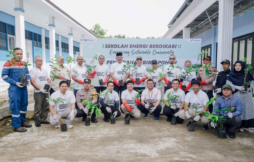 Perkuat Karakter Peduli Lingkungan, PT Pertamina Hulu Sanga Sanga Dukung Program Sekolah Energi Berdikari